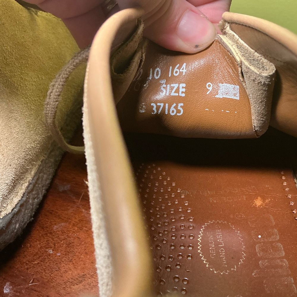 Clarks Brown Suede Casual Shoes - Picture 7 of 7